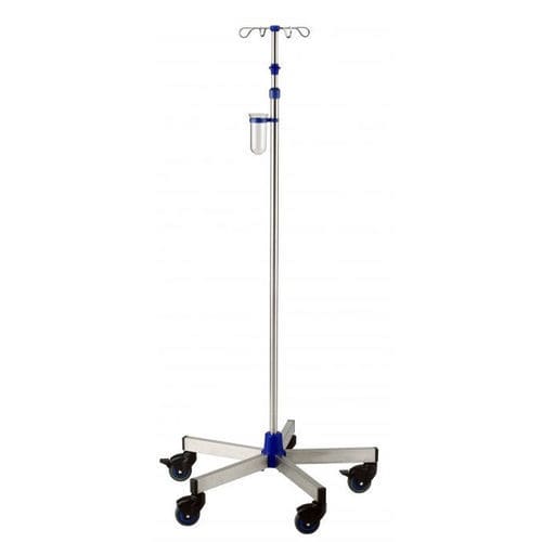 キャスター付きIV スタンド - I-I12113 - provita medical - 4フック / ステンレス鋼製 / 集中治療用