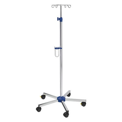 キャスター付きIV スタンド - I-N41122 - provita medical - 4フック / ベッド用 / 高さ調節可能な