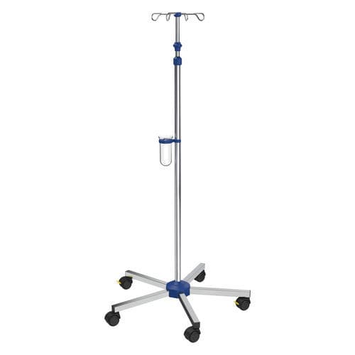 キャスター付きIV スタンド - I-N41213 - provita medical - 4フック / ベッド用 / 高さ調節可能な