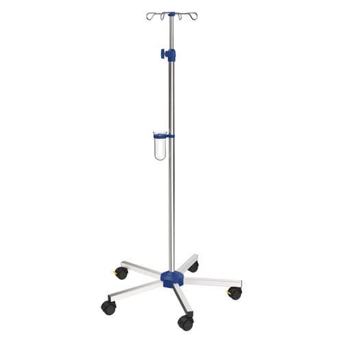 キャスター付きIV スタンド - I-N11123 - provita medical - 4フック / ベッド用 / 伸縮自在
