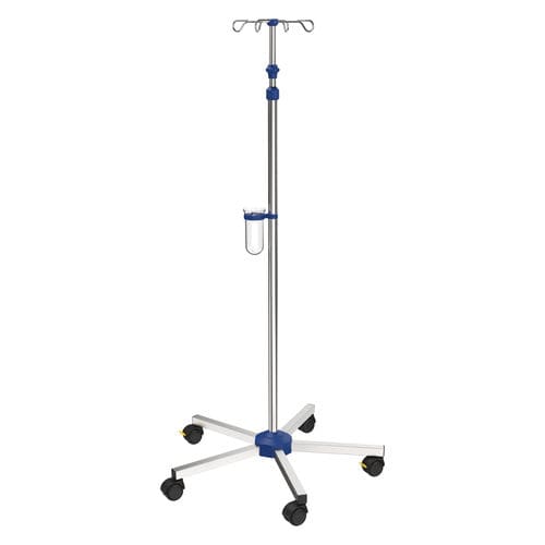 キャスター付きIV スタンド - I-N11213 - provita medical - 4フック / ベッド用 / 伸縮自在