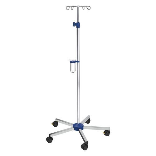 キャスター付きIV スタンド - I-N41222 - provita medical - 4フック / ステンレス鋼製 / ベッド用