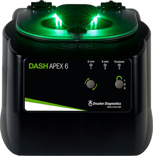 実験用遠心機 - DASH Apex 6 - Drucker Diagnostics - 多機能 / 血液 / 卓上