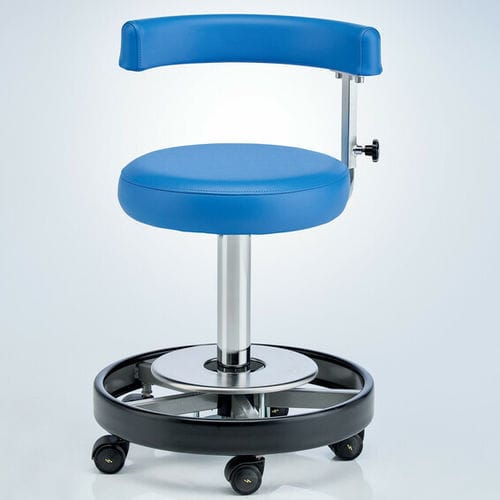 医務室用スツール -  222.1570.0 - SCHMITZ medical GmbH - 高さ調節可能な / 回転 / 空圧式