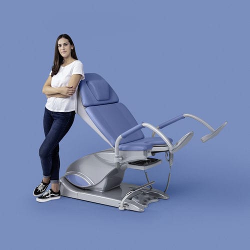 婦人科用検査用アームチェア - arco-matic® - SCHMITZ medical GmbH - 肥満患者用 / 電動式 / 電気機械式