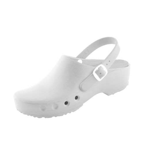 男女用サボシューズ - 32270-00-80.75 - Schürr Schuhvertrieb - 洗える / 帯電防止 / 白