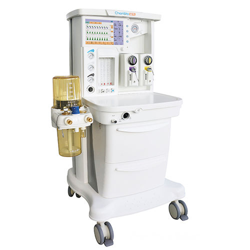 子供用麻酔ワークステーション - CWM-302 - Nanjing Chenwei Medical Equipment Co.,Ltd - 台車上 / 呼吸モニタ / 換気装置付き