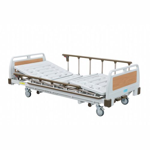 病院用ベッド - B-330S - Sigma-Care Development  - 手動式 / 高さ調節可能 / キャスター付き