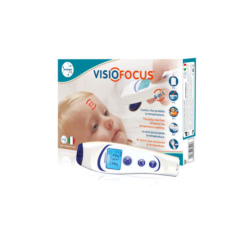 子供用体温計 - VisioFocus® 06400 - Tecnimed - 額用 / 非接触式 / 多機能