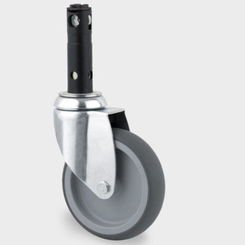 医療用ワゴン用車輪 - 2474PIO100R26-28S45 4xM8 - TENTE-ROLLEN  - ゴム製 / 腐食防止 / ポリプロピレン製