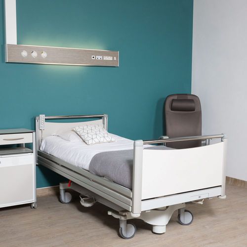 横型べッドのヘッドユニット - AXIS - TLV Healthcare - 病室用 / 照明付き / カスタマイズ可能