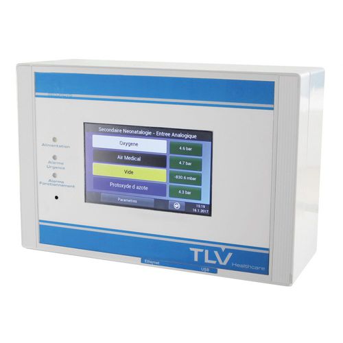 医療用監視システム - SECURIDYS 816 - TLV Healthcare - 医療ガス / タッチパネル付き