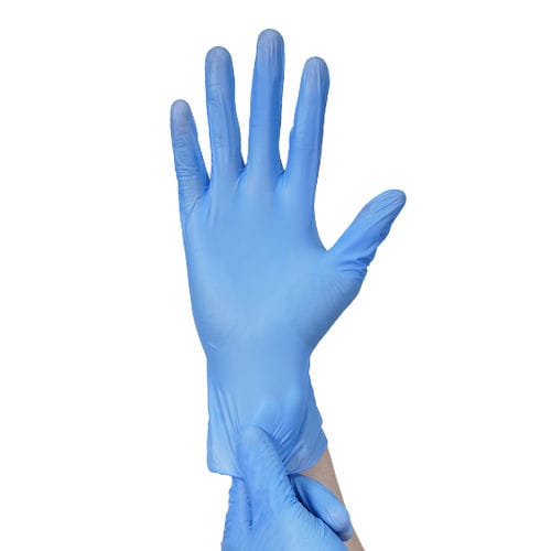 二トリル製手袋 - Top Glove - ビニール製 / ラテックス不使用 / 医療用