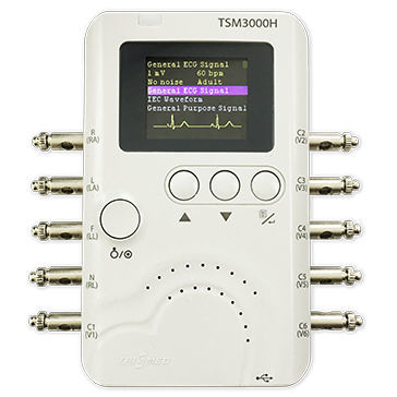 ECGシミュレーター - TSM3000H - TRISMED  - 心拍数 / 一般的な治療用 / 不整脈