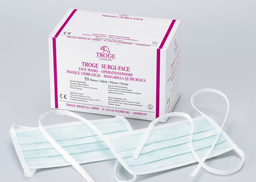 3層サージカルマスク - SURGI-FACE - Troge Medical  - ポリプロピレン製 / 1箱50枚入り / 使い捨て