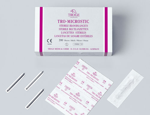 無菌ランセット - TRO-MICROSTIC - Troge Medical 