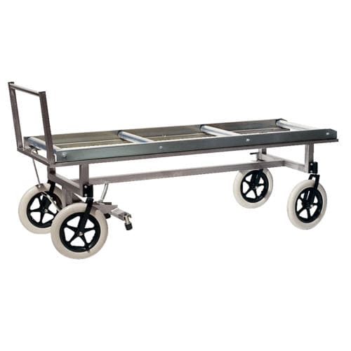 ハンドリング遺体搬送台車 - BASIC   - UFSK INTERNATIONAL GmbH & Co. KG - 油圧式 / ステンレス製 / 棺用