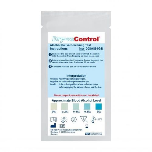 家庭用試験紙 - 008A891GB - ulti med Products (Deutschland)  - ドラッグ検診用 / アルコール用 / 血液