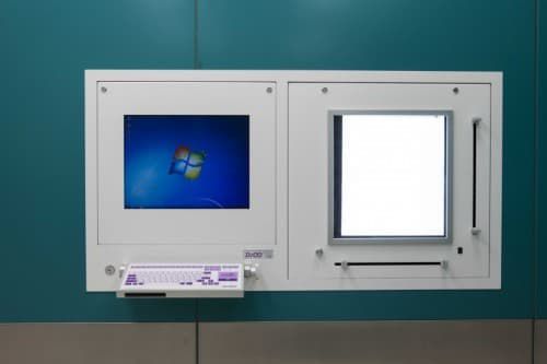医療用コンピューターワークステーション - DICO 1M/1B   - Ultra-Viol - PACS（画像保管通信システム）用 / DICOM用 / 壁取り付け式
