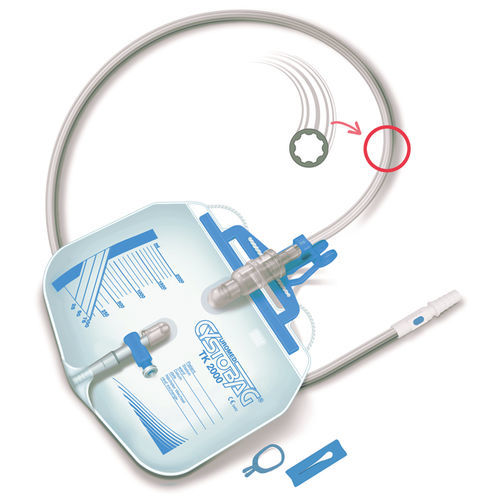 尿ドレナージセット - CYSTOBAG® TK 2000 - UROMED - 目盛り付き