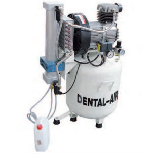 歯科コンプレッサー - DENTAL2 2/50/5 2/50/57 - Werther International - 医療用 / 2つ / オイルフリー