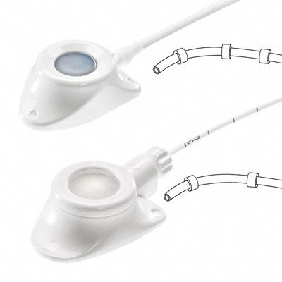 動脈埋込ポート - Celsite® Arterial - Aesculap® - シングルルーメン / チタン製 / ポリマー製