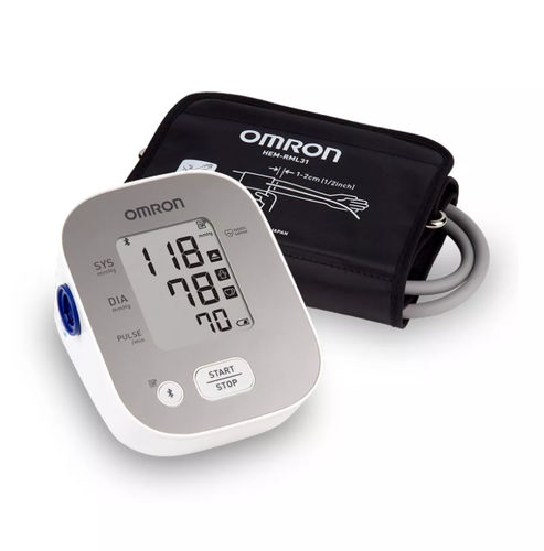 自動電子血圧計 - Bronze  - Omron Healthcare USA - Bluetooth / 充電式バッテリー付き / 大人用カフ付