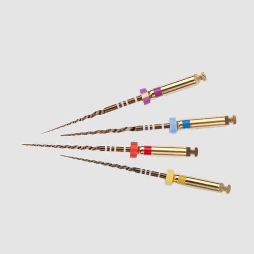 ロータリー歯内用やすり - ProTaper Gold  - Dentsply Sirona - 根管形成用 / ステンレス製
