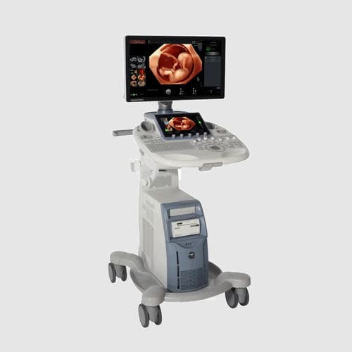 ラットフォーム上・コンパクト超音波装置 - Voluson™ S8 Touch - GE Healthcare - 婦人・産科超音画像診断用 / 白黒 / カラードップラー