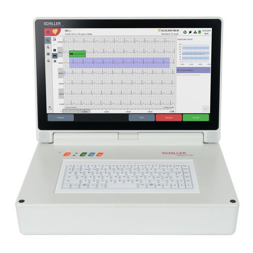 休息用心電計 - CARDIOVIT AT-180 - SCHILLER - 運動負荷試験用 / 16チャンネル / デジタル式