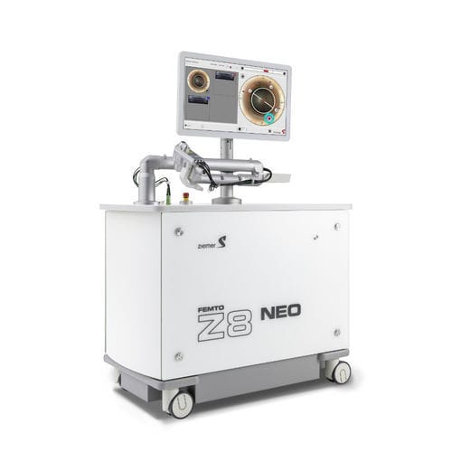 屈折矯正眼科手術用レーザー - FEMTO Z8 NEO - Ziemer Group - 白内障治療用 / 表層角膜移植用 / 結晶性