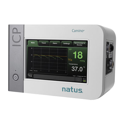 コンパクトマルチパラメータモニター - Camino® - Natus Hearing & Balance - 温度 / 頭蓋内圧測定用 / 集中治療用