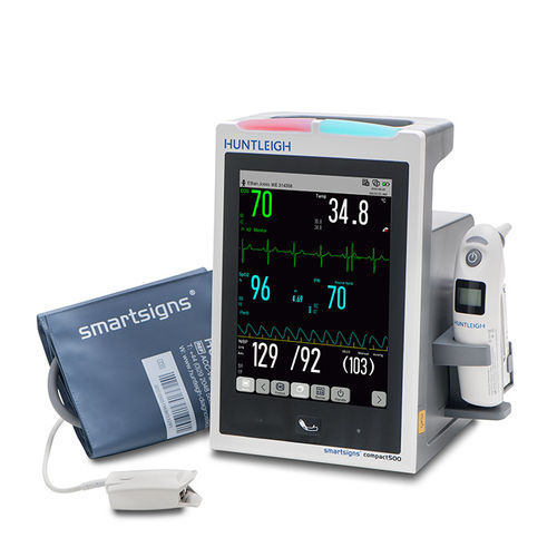 携帯型バイタルサイン モニター - Smartsigns® SC500 - Huntleigh Healthcare - コンパクト / 台車上 / TEMP