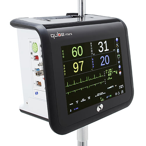 携帯型患者モニター - Qube Mini  - Spacelabs Healthcare - モジュール式 / コンパクト / ベッドサイド用