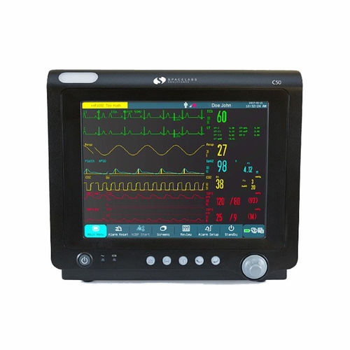 コンパクトマルチパラメータモニター - C50  - Spacelabs Healthcare - ベッドサイド用 / ECG / RESP