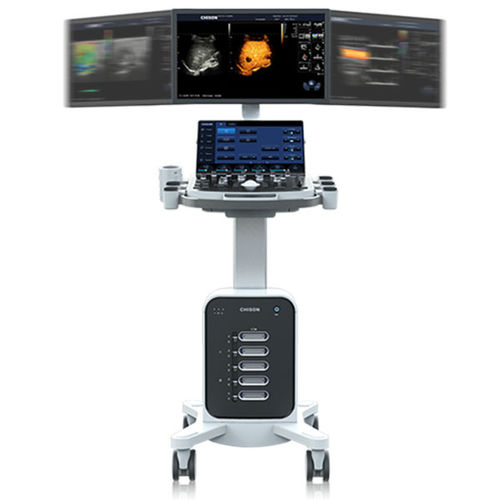 ラットフォーム上・コンパクト超音波装置 - SonoMax 7 - CHISON Medical Technologies - 多目的超音波画像診断用 / カラードップラー / 白黒