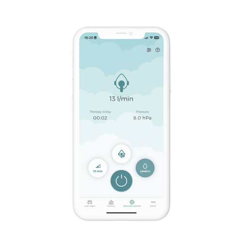管理用モバイルアプリケーション - prisma  - Löwenstein Medical - 医療用 / CPAP用 / Android