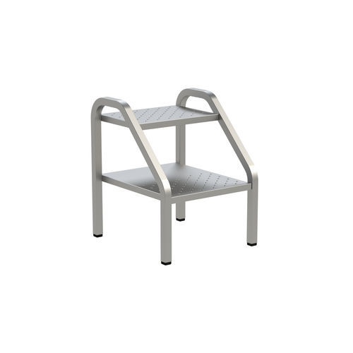 ステンレス製ステップスツール - 316.05 - VILLARD MÉDICAL - 1段 / 2段 / 滑り防止