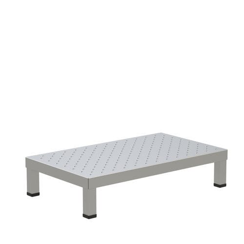 ステンレス製ステップスツール - 306.38 - VILLARD MÉDICAL - 1段 / 滑り防止
