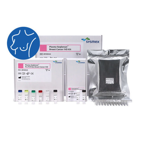 遺伝子突然変異用検査キット - Plasma-SeqSensei™  - Sysmex Europe - 乳ガン / 腫瘍学 / 遺伝子用