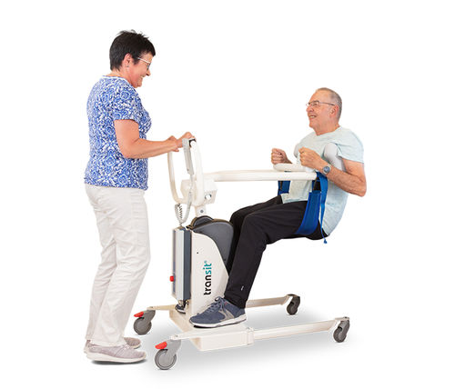 ストラップなし介護リフト - transit® - aacurat GmbH - 電動式 / キャスター付き / 昇降