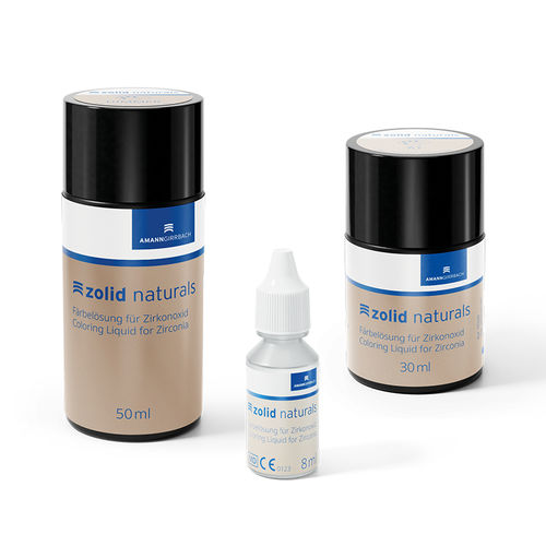 樹脂製歯科材料 - Zolid Naturals - Amann Girrbach - 歯の着色用 / 液体 / マルチカラー