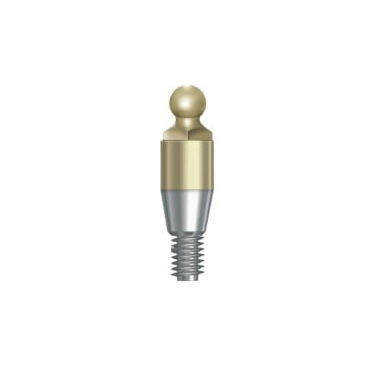 チタン製インプラントアバットメント - SABS45 series  - BIOTEM.Co.,Ltd   - 内側 / ボール形 / ストレートタイプ