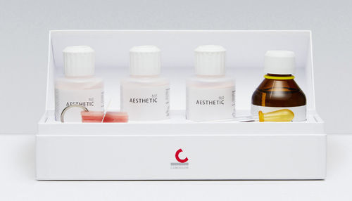 樹脂製歯科材料 - AESTHETIC Color Set Easy Mini - Candulor - 歯肉 / 義歯製造用 / 粉末状