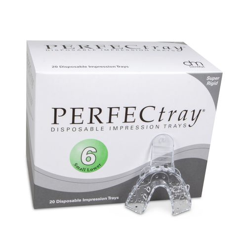 部分的歯列歯科印象用トレー - Perfectray® #6  - DenMat Holdings - 下部用 / 有孔