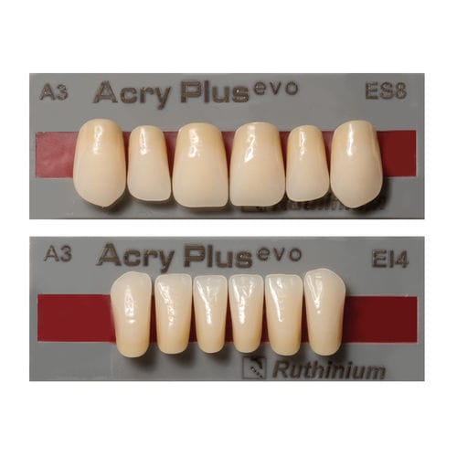 アクリル製義歯 - Acry Plus EVO - Ruthinium Group - 前歯 / 奥歯