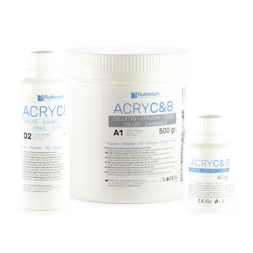 アクリル製歯科材料 - ACRY C&B - Ruthinium Group - 樹脂製 / 歯科技工室用 / 歯冠用