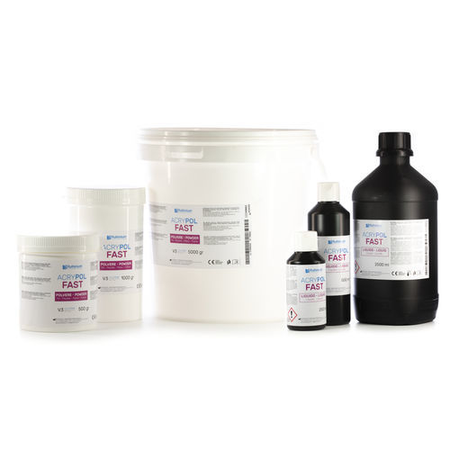 PMMA歯科材料 - ACRY POL FAST - Ruthinium Group - 義歯用 / 液体 / 粉末状