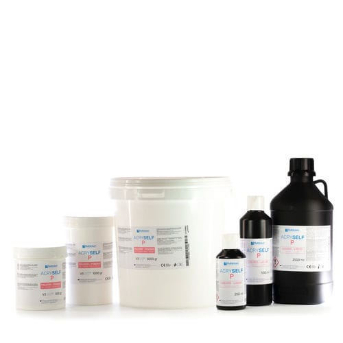 PMMA歯科材料 - ACRY SELF P - Ruthinium Group - 金属鋳造用 / 液体 / 粉末状