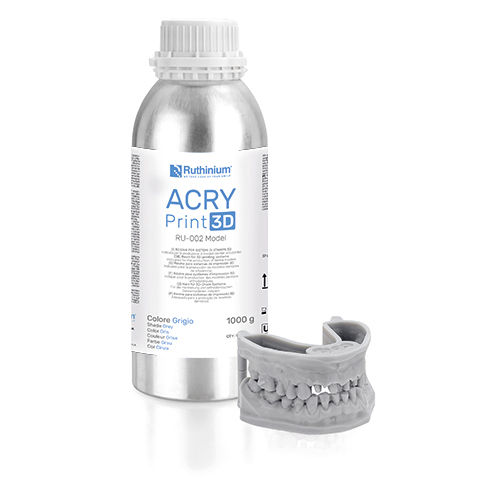 樹脂製歯科材料 - ACRY RU-002  - Ruthinium Group - 3Dプリント用 / 模型作成用 / 光重合性